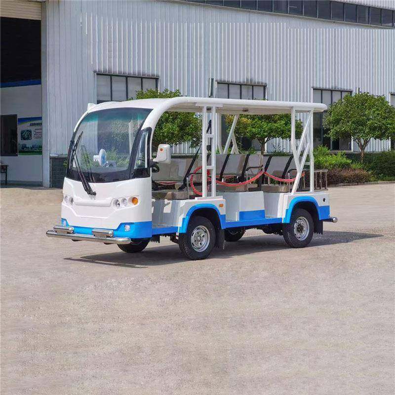 8座小型景区电动观光车不带门电动代步车贵宾接待车自驾游车图片