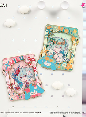 FUN4YEAH 放肆耶初音未来镜遇春的协奏曲新品金属相框冰箱贴MIKU