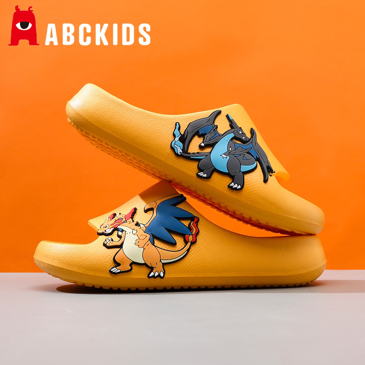 abckids恐龙儿童拖鞋男童夏季2025新款室内家居防滑宝宝男孩凉拖