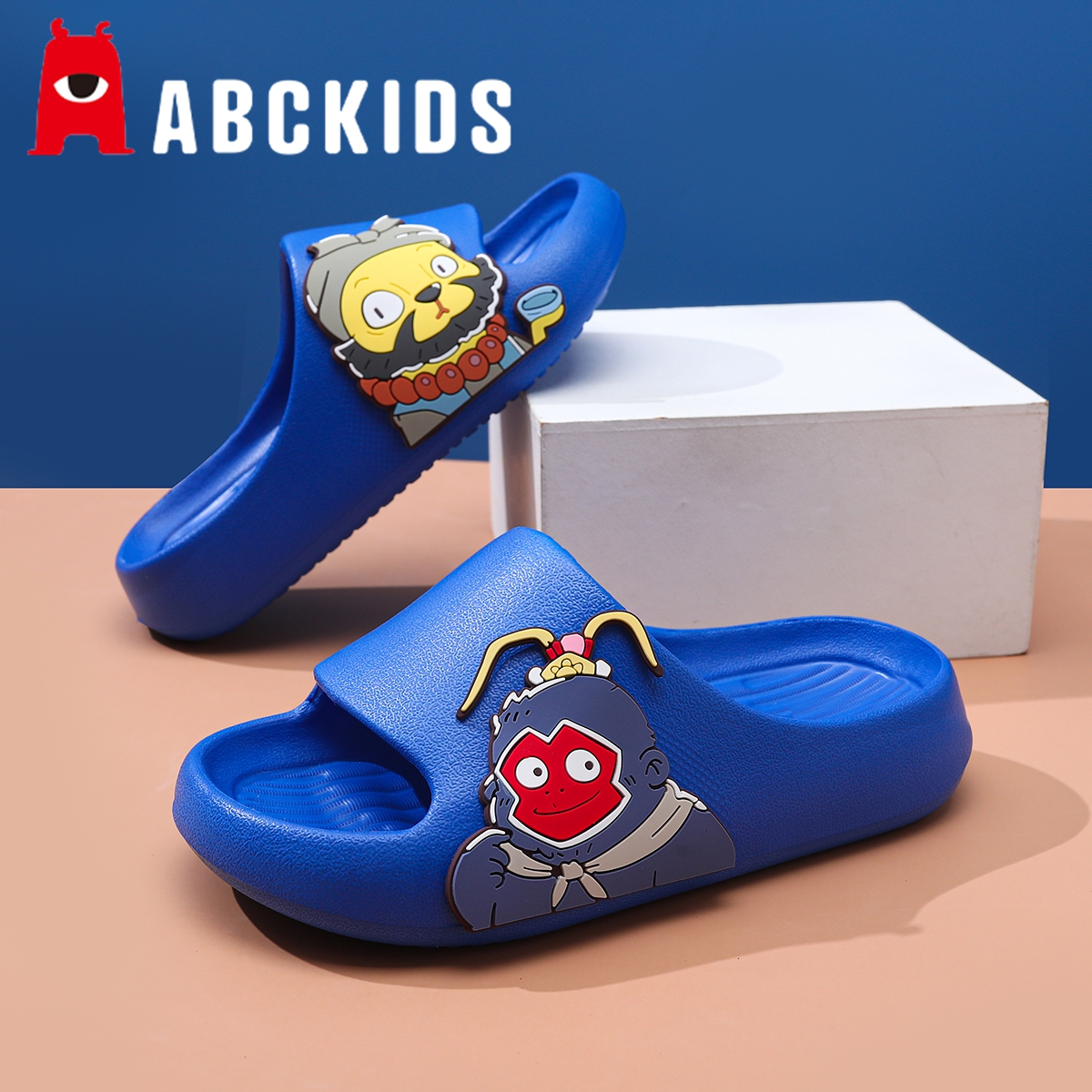 abckids浪浪山儿童拖鞋男童2025夏季新款室内家居防滑男孩凉拖鞋