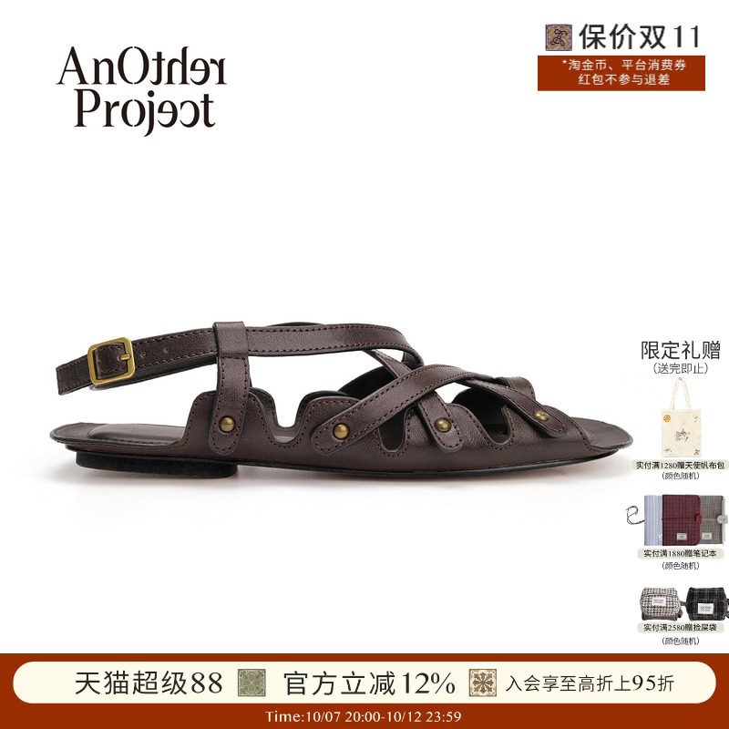 AnOther Project coria交叉带夹趾罗马凉鞋女款2026