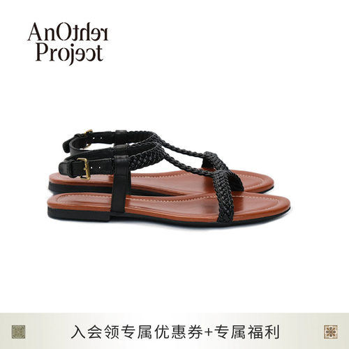 AnotherProject编织平底凉鞋