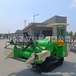 小型联合收割机小麦水稻大豆脱粒干净收获机厂家全新升级25马力