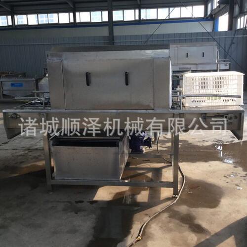 水果周转筐清洗机 连续式洗筐机 塑料筐子清洗设备 顺泽机械