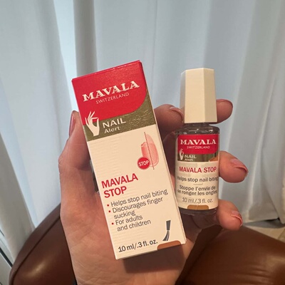 巴黎BC直邮MAVALA防咬指甲苦味甲油神器儿童成人防吃防咬手指10ml