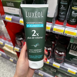 巴黎BC直邮Luxeol/乐丝欧 蓬松丰盈2X洗发水发量强韧柔顺200ml