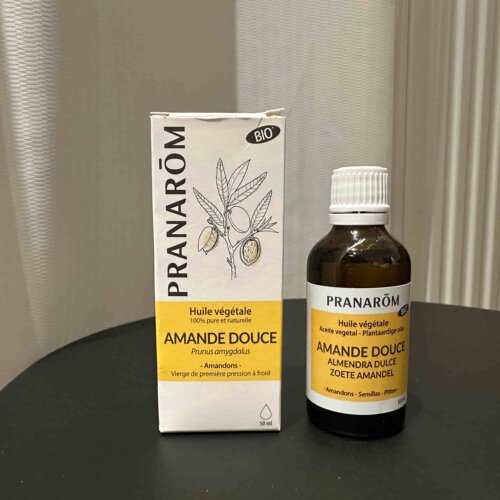 巴黎BC直邮 Pranarom普罗芳有机甜杏仁油50ml滋润紧致