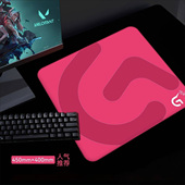 罗技专用电竞游戏鼠标垫耐脏加厚FPS无畏契约大号桌垫可水洗通用