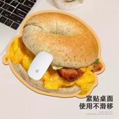 高颜值甜点创意异形橡胶鼠标垫办公可爱防滑便携电脑键盘办公桌垫
