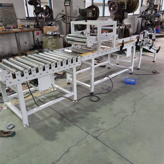 202550袋子码垛输送机方滚整形压包颠平待码垛抓取滚筒输送机