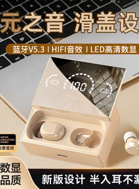 夏新蓝牙耳机双耳2025新款入耳式