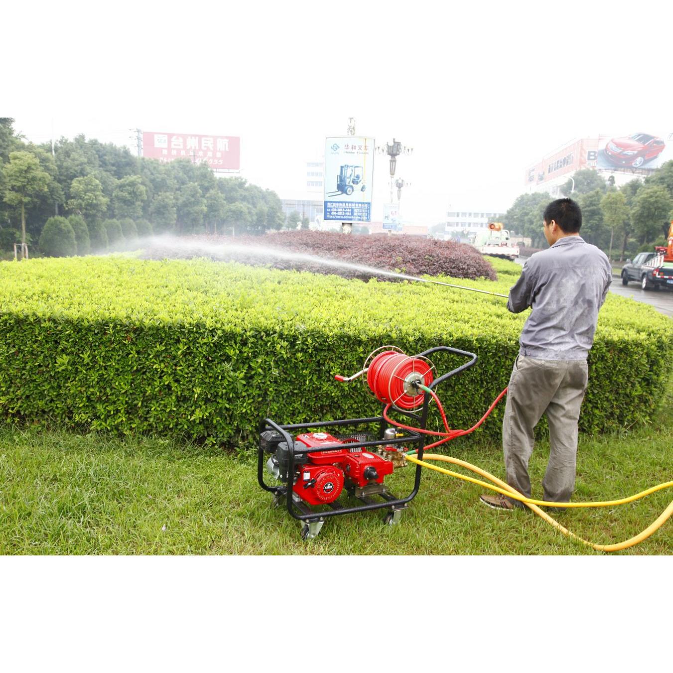 小推车式高压动力农用打药机电机喷雾泵果园大棚绿化