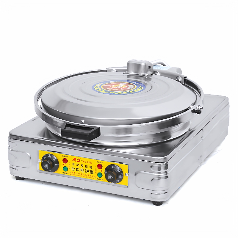 商用台式电饼铛千层饼大饼酱香饼电热管自动恒温烙饼机