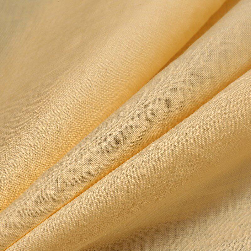布久以逅春秋亚麻汉服布料纯麻服装定制工作室裤子连衣裙面料素色