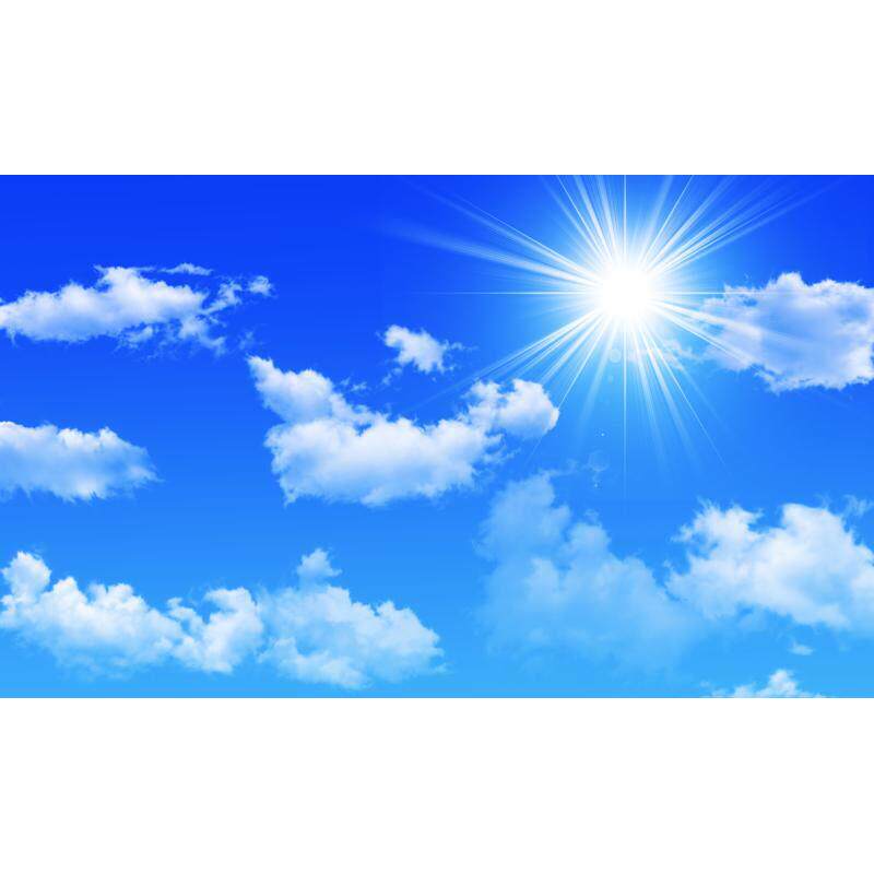 FJ01877清晰大气吊顶蓝天白云天空鸽吊顶棚顶背景墙墙布壁画防水