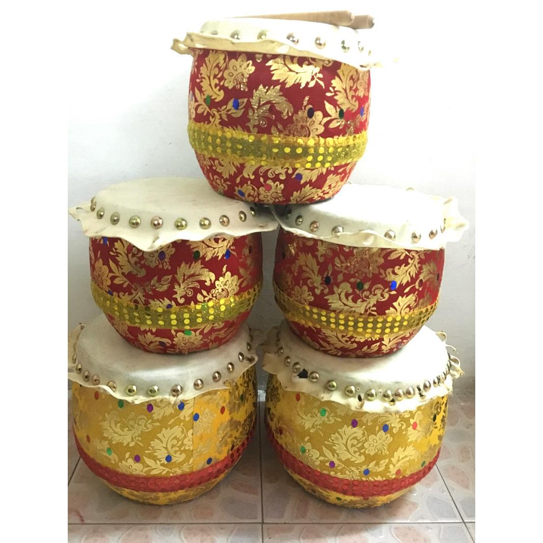 儿童鼓棒鼓槌棍子佛山狮鼓牛皮鼓醒狮鼓幼儿园玩具敲击小孩舞狮头