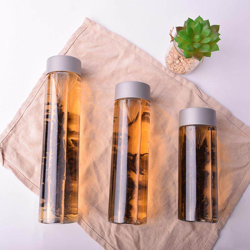 带过滤嘴饮料瓶奶茶店一次性塑杯冷泡瓶水果茶一次性塑料瓶可定制