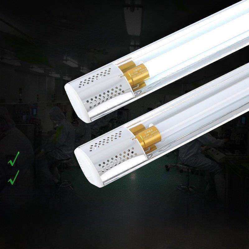 T8角灯墙角灯led 90度日光灯全套20W30W万向直角落灯座吸顶灯支架