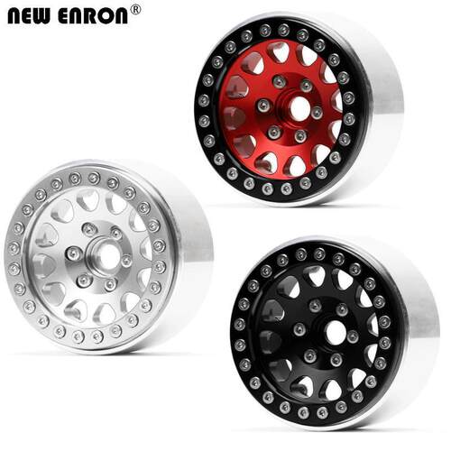 1:10攀爬车 雨滴1.9寸铝合金夹片轮毂 TRX4 SCX10 90046 D90 CC01