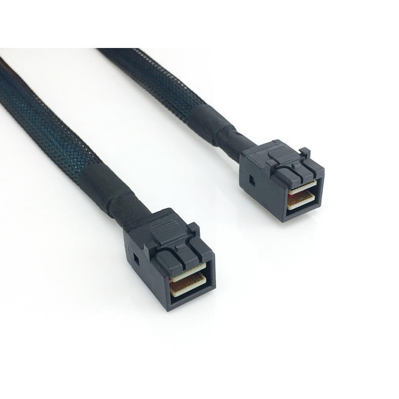 全新12G SFF-8643数据线Mini SAS HD阵列卡服务器主板背板机箱