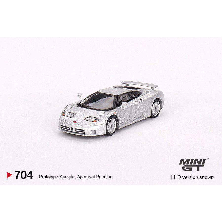 [匠心]MINI GT 1:64 #704 布加迪 Bugatti EB110 GT 合金汽车模型
