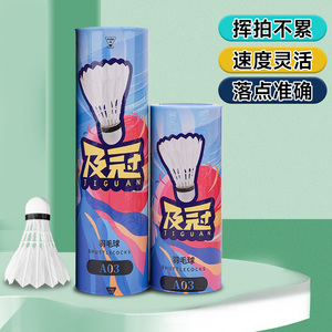 羽毛球正品耐打防风飞行稳定家庭装不易烂3/6/12学生室内娱乐用球
