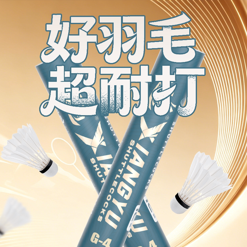 项羽羽毛球鹅毛耐打飞行稳定专业