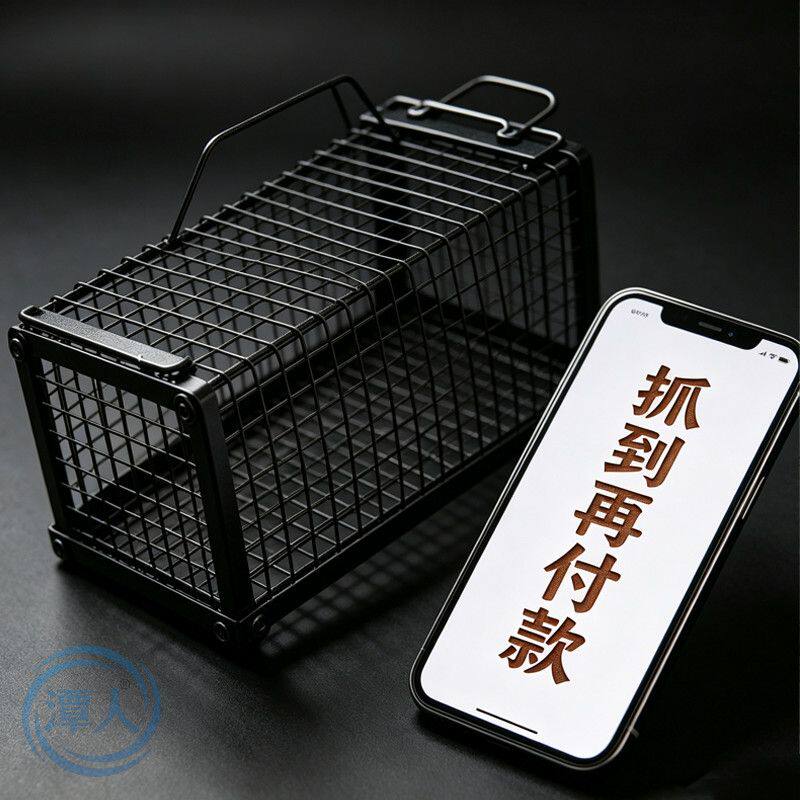 抓老鼠笼子全自动一窝端捕鼠神器大号家用灭扑鼠黑科技高灵敏弹簧