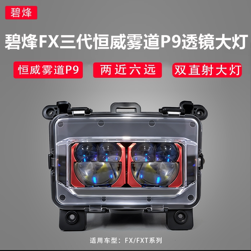 碧烽小牛FX风速/FXT透镜大灯