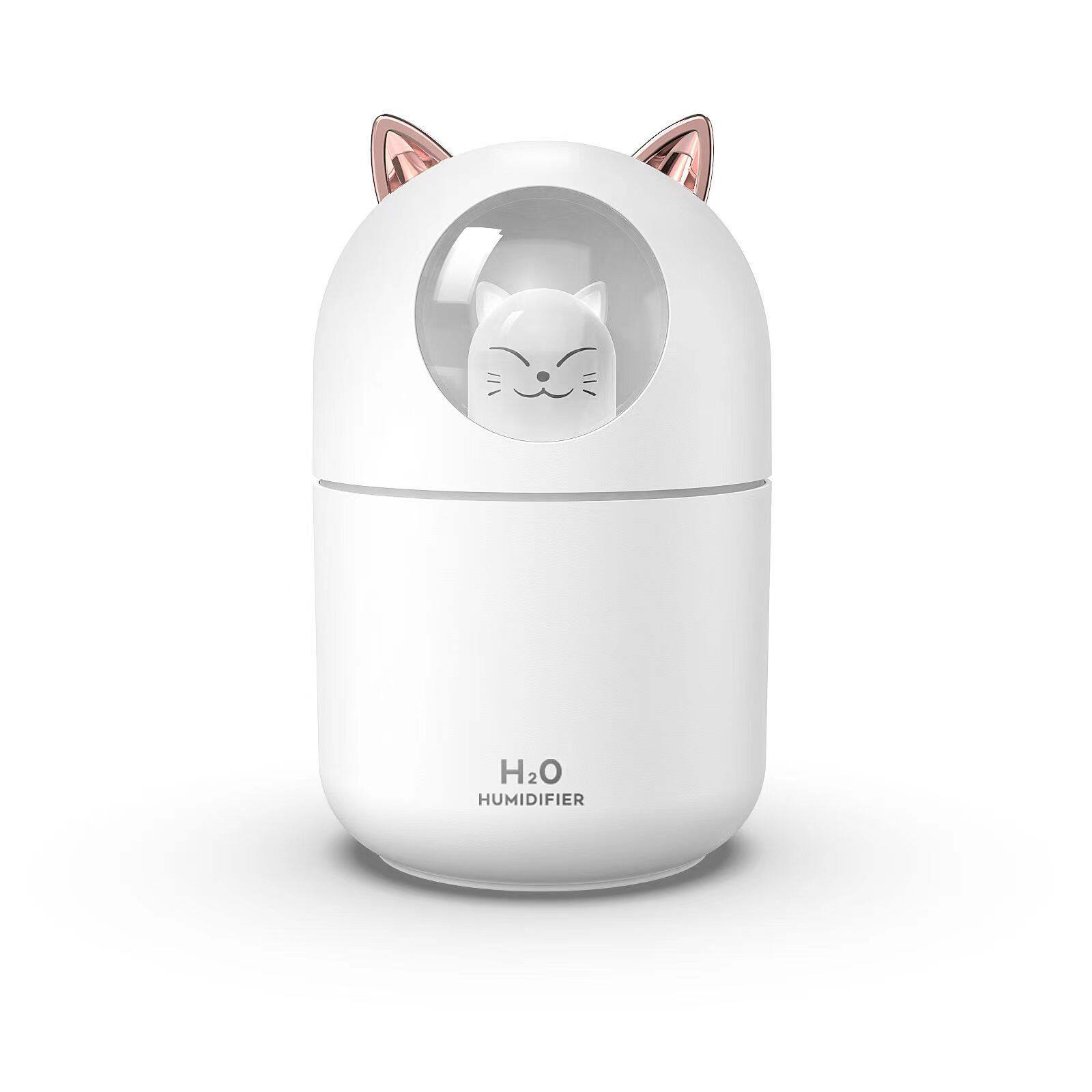 创意小猫萌宠加湿器USB迷你家用车载桌面香薰补水小型空气加湿器