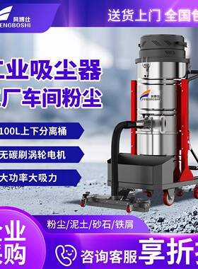 113610P工业吸尘器工厂车间大吸力铁屑砂石煤炭灰粉吸尘机