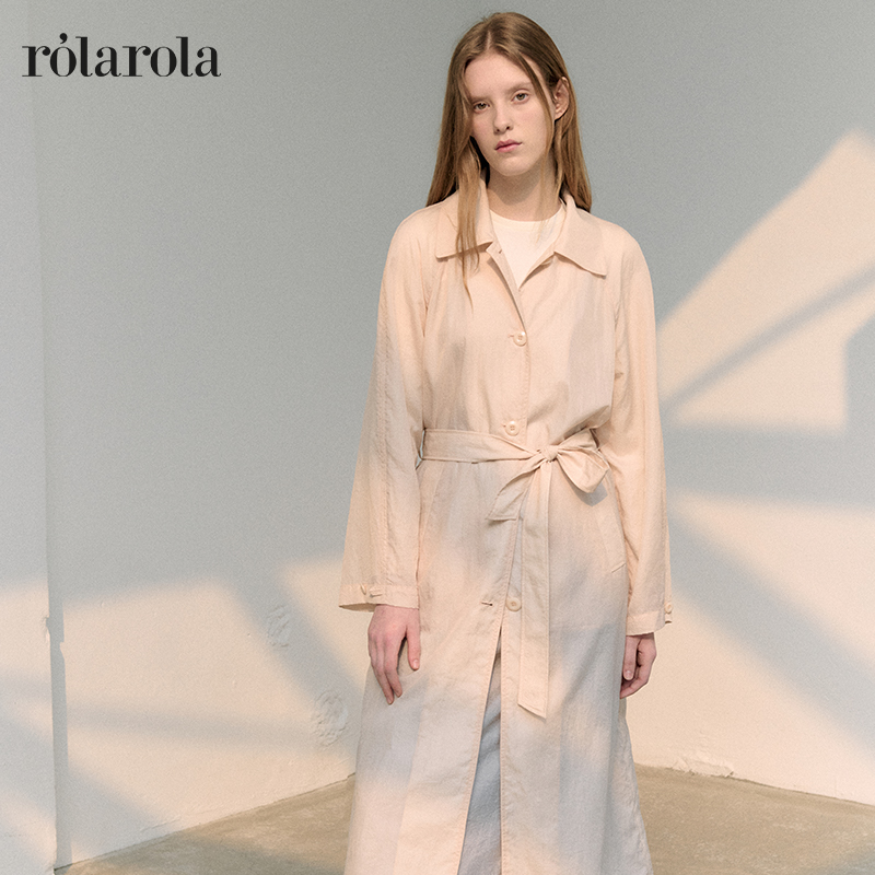 韩国ROLAROLA宽松休闲百搭风衣