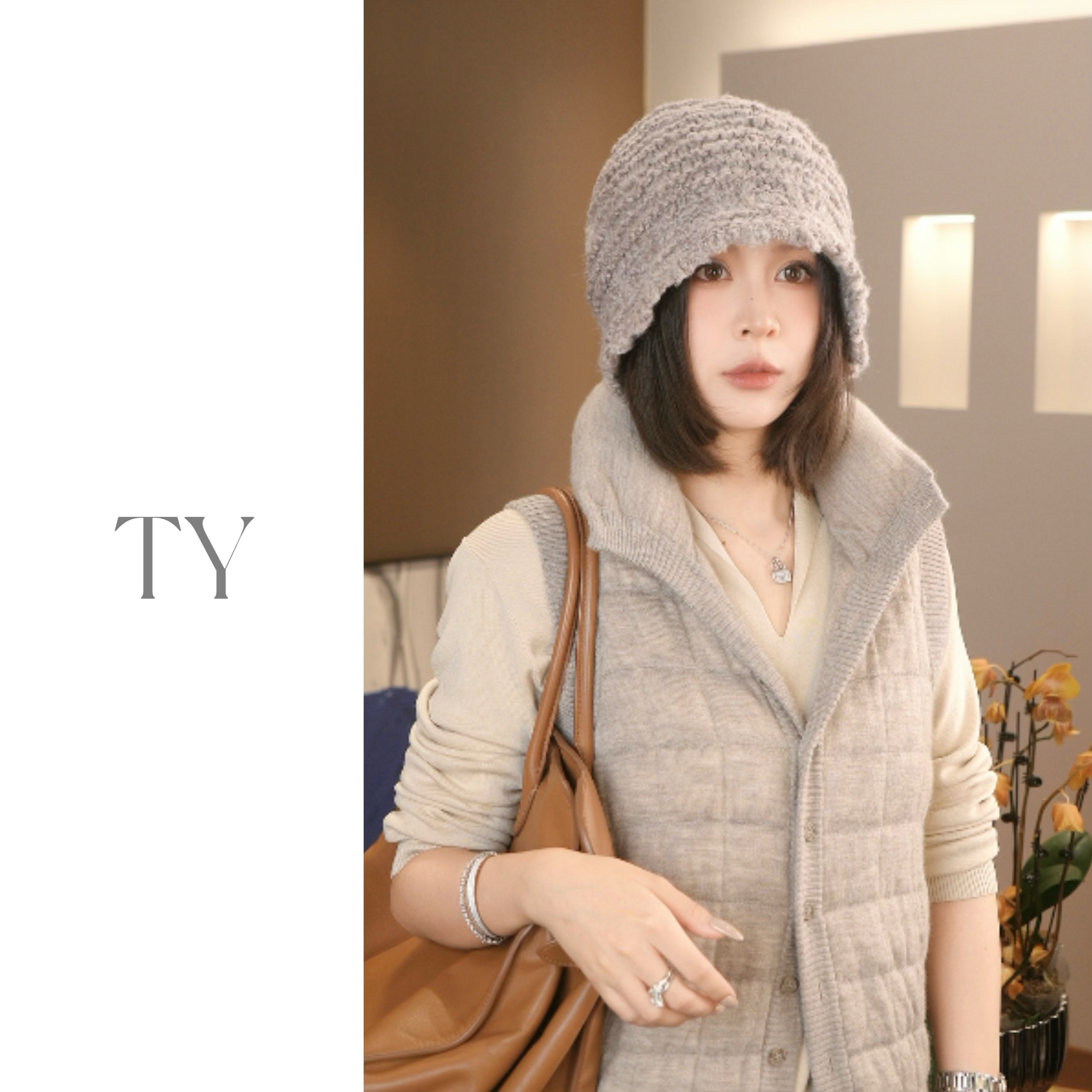 【太一帽社】复古羊毛包头堆堆帽