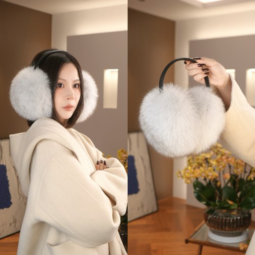 【太一帽社】高定狐狸毛耳包耳罩