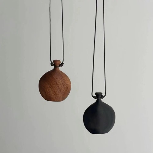 【太一帽社】平安扣木质吊坠项链