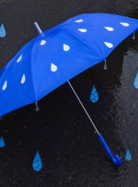 雨滴雨伞加大加厚加固晴雨两用防晒高颜值女生上学专用便携长柄伞