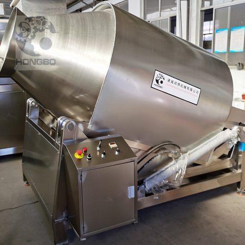 大型滚揉机猪小肠肝素钠提取鸭肝腌制设备5吨时产真空搅拌机