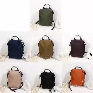 托特爆款时尚百搭双肩包加厚尼龙书包防水休闲轻便大容量书包背包