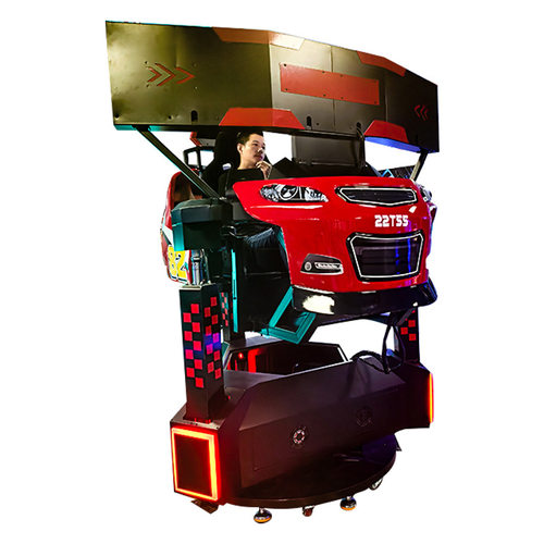 大型商城电玩城沉浸式单人VR三屏赛车模拟器投币式VR模拟器游戏机