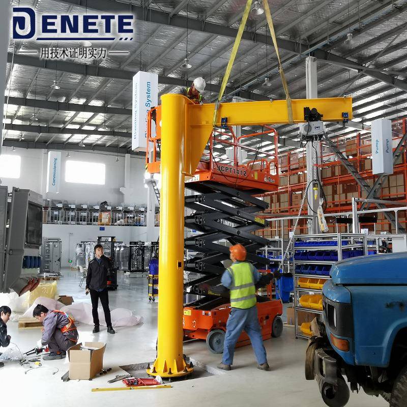 苏州厂家0.5T悬臂吊1T单臂吊电动旋转吊60°电动/手动悬臂吊