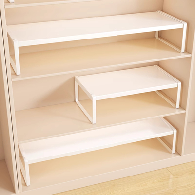 可伸缩鞋柜分层隔板鞋子收纳神器鞋架分隔层柜子置物隔板鞋托层架