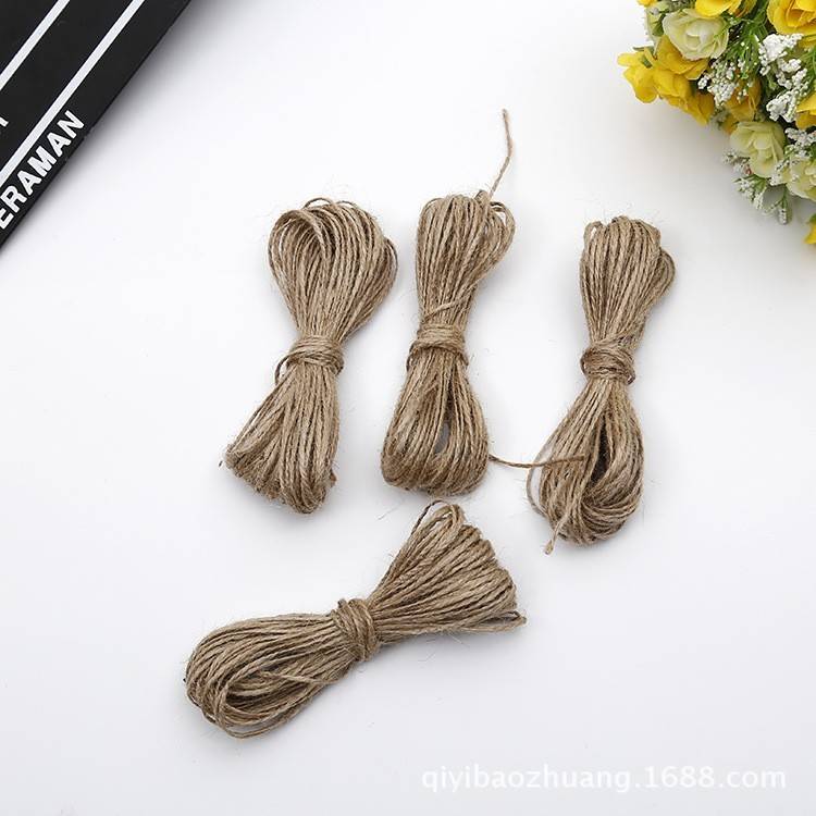 烘焙盒子装用打包照片墙 麻绳DIY包装装饰20米/卷现 货直供