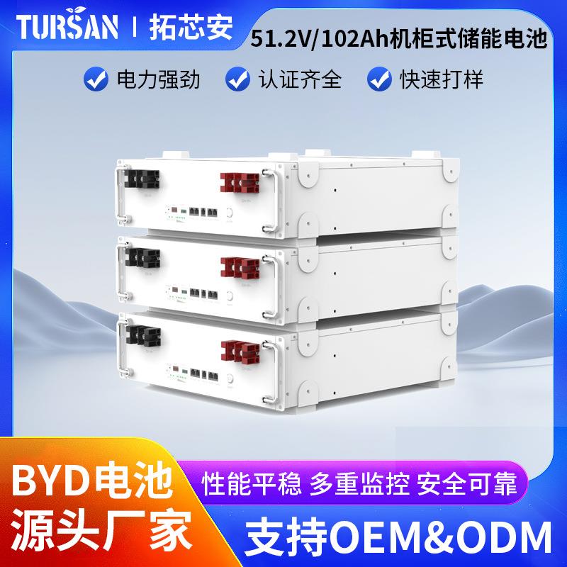 51.2V/102Ah机架式储能UPS基站式储能机柜式储能电池磷酸铁锂电池
