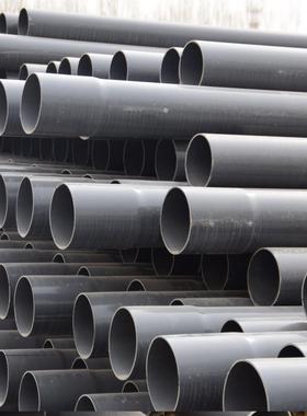 PVC-U农田灌溉管硬聚氯乙烯灰色给水管道园林绿化喷灌管浇地管