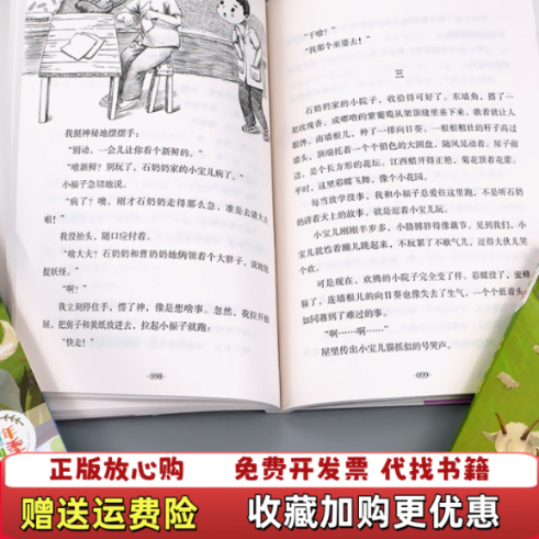 【正版图书】童年四季共4本带刺的小朋友奇妙的田螺袖口里的小松鼠牧羊狼宗介华 著北京教育出版社9787552294408
