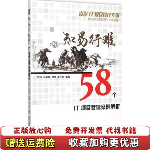 【正版图书】知易行难58个IT项目管理案例解析刘羚孙晓玫缪燕黄玉军著机械工业出版社9787111515524