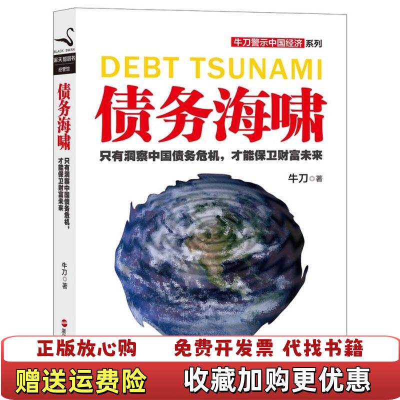 【正版图书】债务海啸牛刀著浙江人民出版社9787213056901