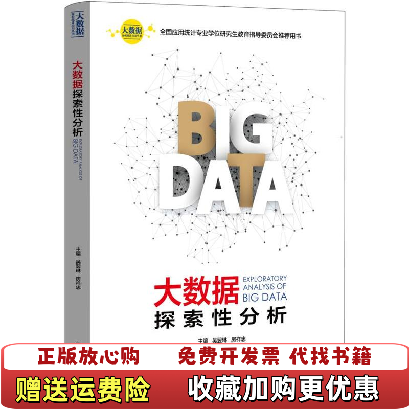 【正版图书】大数据探索性分析吴翌琳房祥忠  著中国人民大学出版社9787300230627