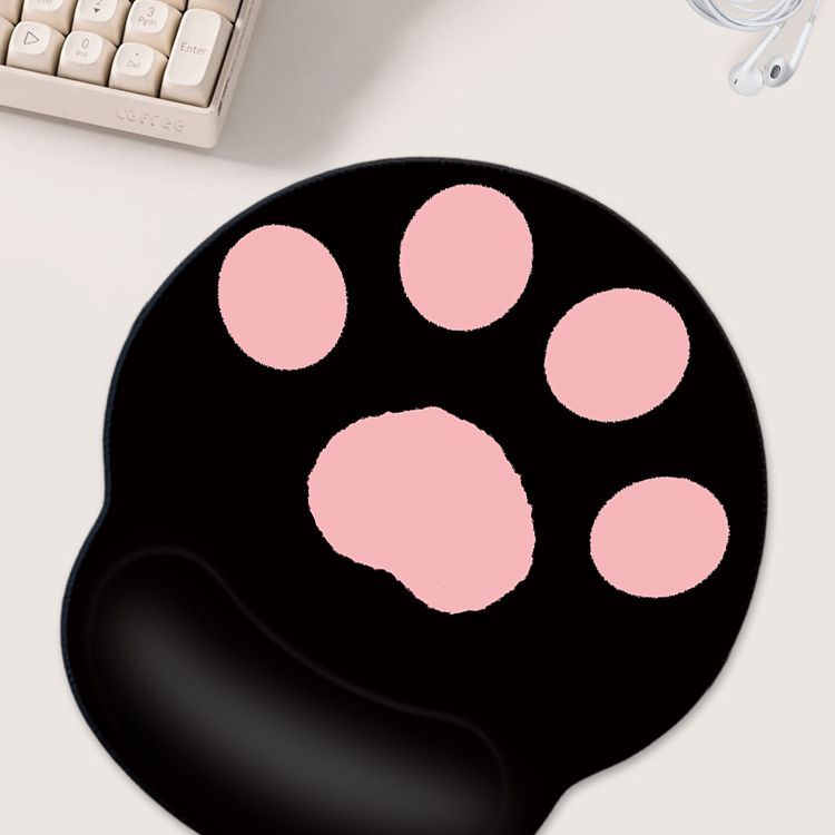 极简小猫咪爪护腕鼠标垫