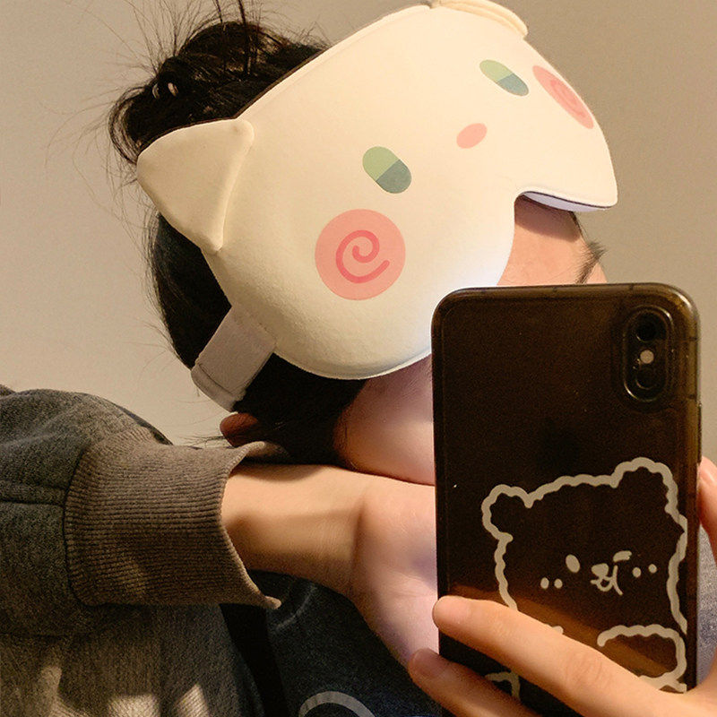 可爱小猫3d立体眼罩遮光睡眠专用女士睡觉缓解眼疲劳学生宿舍午休